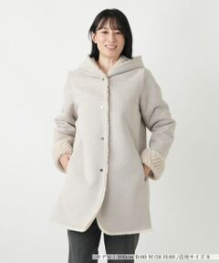 Leilian / レリアン その他アウター | フーデッドコート【Leilian WHITE LABEL】