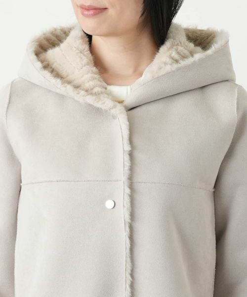 Leilian / レリアン その他アウター | フーデッドコート【Leilian WHITE LABEL】 | 詳細10