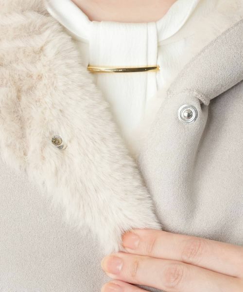 Leilian / レリアン その他アウター | フーデッドコート【Leilian WHITE LABEL】 | 詳細12