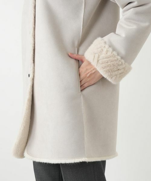 Leilian / レリアン その他アウター | フーデッドコート【Leilian WHITE LABEL】 | 詳細15