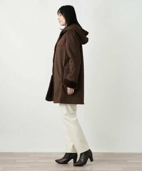 Leilian / レリアン その他アウター | フーデッドコート【Leilian WHITE LABEL】 | 詳細2
