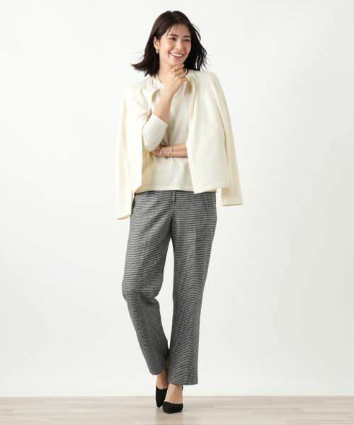 Leilian / レリアン カーディガン・ボレロ | ビジュークルーネックカーディガン【Leilian WHITE LABEL】 | 詳細10