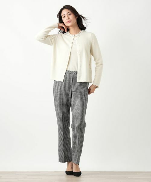 Leilian / レリアン カーディガン・ボレロ | ビジュークルーネックカーディガン【Leilian WHITE LABEL】 | 詳細12