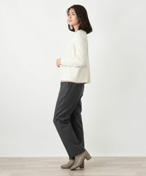 Leilian / レリアン カーディガン・ボレロ | ビジュークルーネックカーディガン【Leilian WHITE LABEL】 | 詳細17