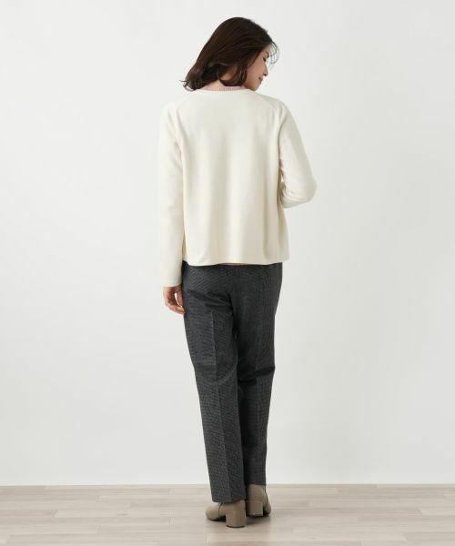 Leilian / レリアン カーディガン・ボレロ | ビジュークルーネックカーディガン【Leilian WHITE LABEL】 | 詳細18