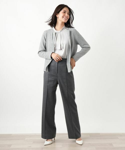 Leilian / レリアン カーディガン・ボレロ | ビジュークルーネックカーディガン【Leilian WHITE LABEL】 | 詳細23