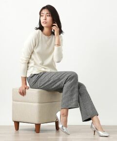 Leilian / レリアン ニット・セーター | ビジュークルーネックニット【Leilian WHITE LABEL】