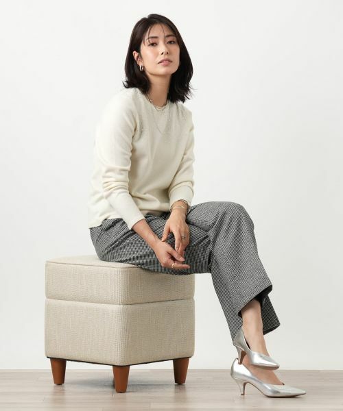 Leilian / レリアン ニット・セーター | ビジュークルーネックニット【Leilian WHITE LABEL】 | 詳細20
