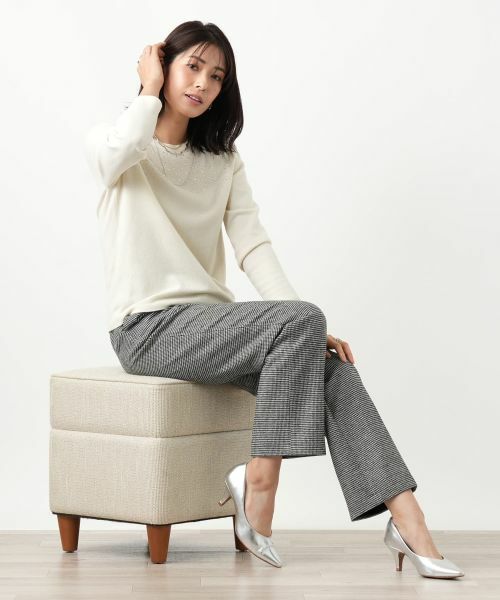 Leilian / レリアン ニット・セーター | ビジュークルーネックニット【Leilian WHITE LABEL】 | 詳細21