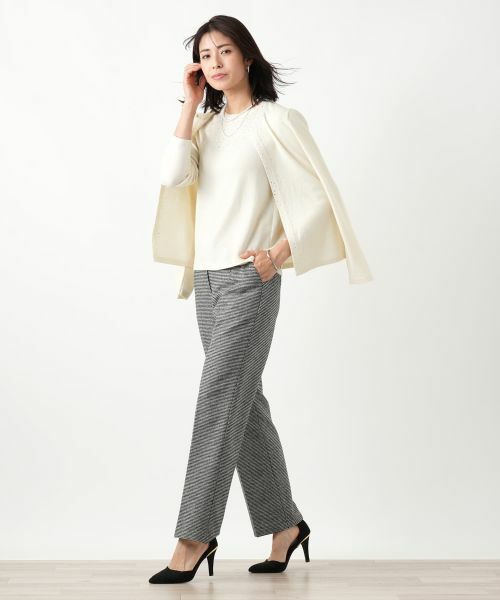 Leilian / レリアン ニット・セーター | ビジュークルーネックニット【Leilian WHITE LABEL】 | 詳細23