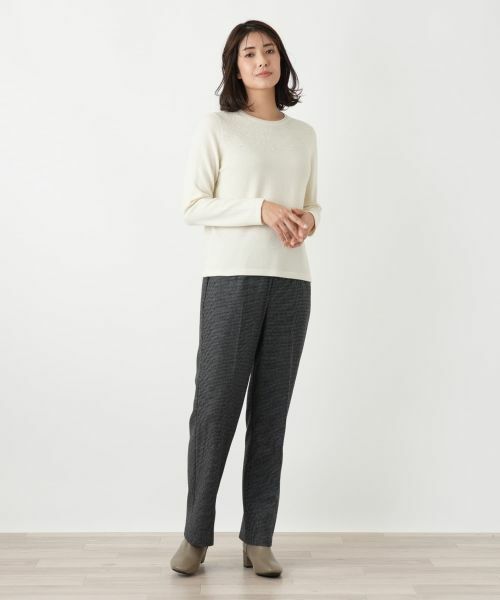 Leilian / レリアン ニット・セーター | ビジュークルーネックニット【Leilian WHITE LABEL】 | 詳細27