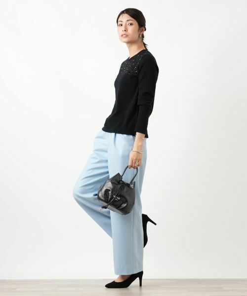 Leilian / レリアン ニット・セーター | ビジュークルーネックニット【Leilian WHITE LABEL】 | 詳細5