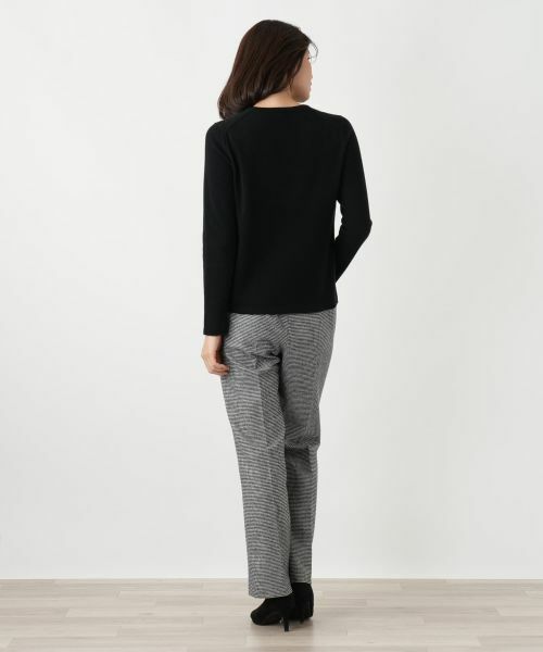 Leilian / レリアン ニット・セーター | ビジュークルーネックニット【Leilian WHITE LABEL】 | 詳細9