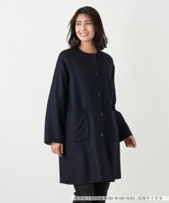 Leilian / レリアン その他アウター | リバーシブルノーカラーコート【Leilian WHITE LABEL】