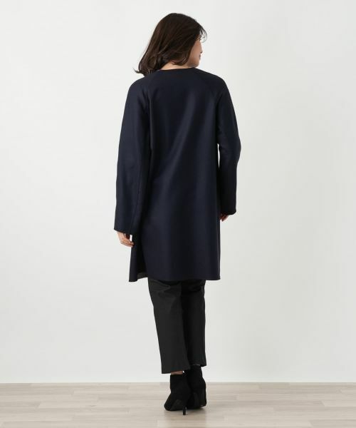 Leilian / レリアン その他アウター | リバーシブルノーカラーコート【Leilian WHITE LABEL】 | 詳細3