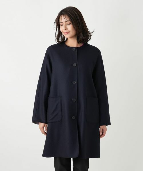 Leilian / レリアン その他アウター | リバーシブルノーカラーコート【Leilian WHITE LABEL】 | 詳細6