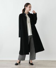 Leilian / レリアン その他アウター | カシミヤスタンドカラーコート