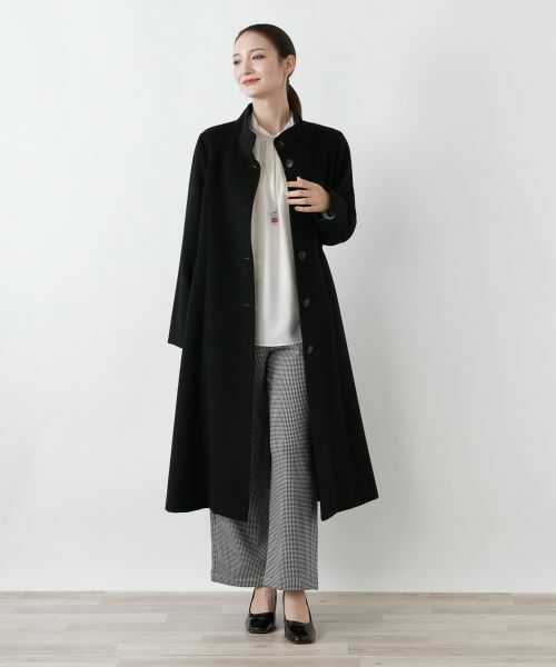 Leilian / レリアン その他アウター | カシミヤスタンドカラーコート | 詳細1
