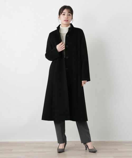 Leilian / レリアン その他アウター | カシミヤスタンドカラーコート | 詳細4