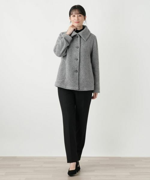 Leilian / レリアン その他アウター | カシミヤ混ショートコート | 詳細1