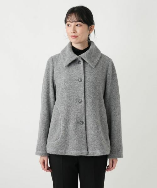 Leilian / レリアン その他アウター | カシミヤ混ショートコート | 詳細4