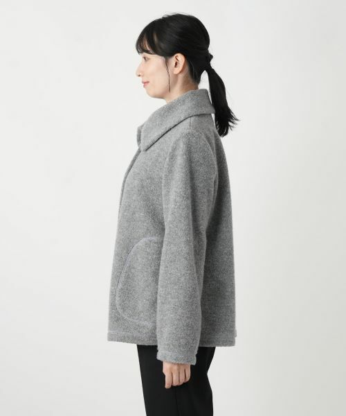 Leilian / レリアン その他アウター | カシミヤ混ショートコート | 詳細5
