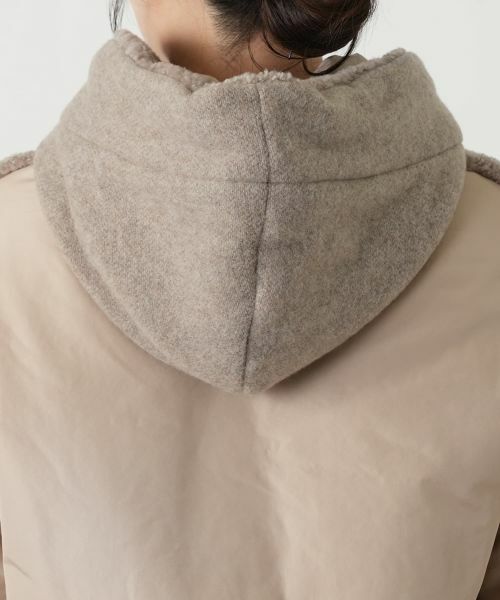 Leilian / レリアン その他アウター | 異素材切替フーデッドジャケット | 詳細5