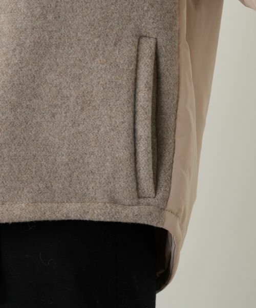 Leilian / レリアン その他アウター | 異素材切替フーデッドジャケット | 詳細7