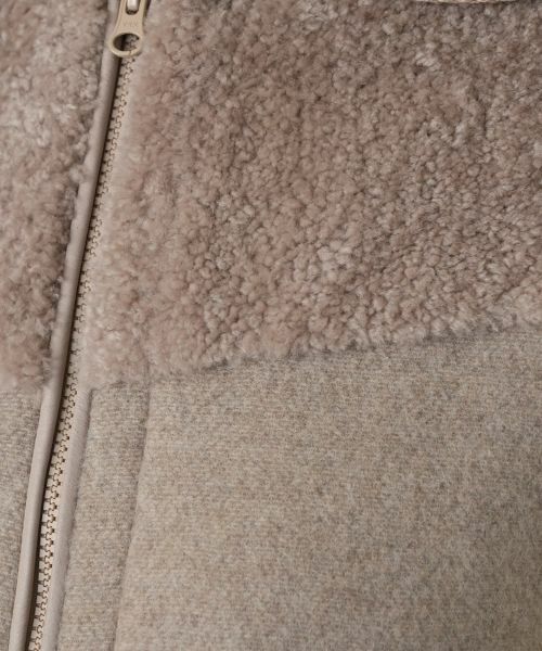 Leilian / レリアン その他アウター | 異素材切替フーデッドジャケット | 詳細9