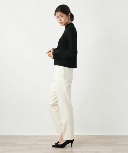 Leilian / レリアン ニット・セーター | ラメフリルハイネックニット | 詳細2