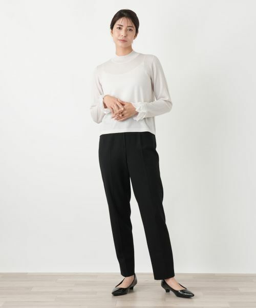 Leilian / レリアン ニット・セーター | ラメフリルハイネックニット | 詳細4