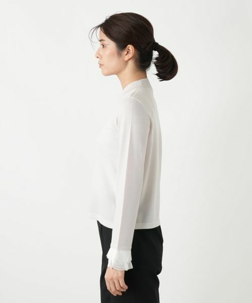 Leilian / レリアン ニット・セーター | ラメフリルハイネックニット | 詳細8