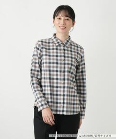 Leilian / レリアン シャツ・ブラウス | チェックシャツ【Leilian WHITE LABEL】