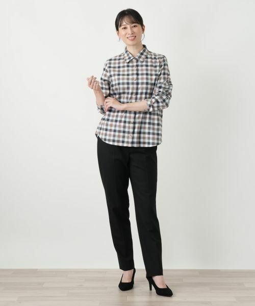 Leilian / レリアン シャツ・ブラウス | チェックシャツ【Leilian WHITE LABEL】 | 詳細1