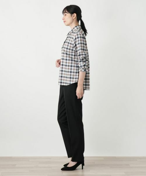 Leilian / レリアン シャツ・ブラウス | チェックシャツ【Leilian WHITE LABEL】 | 詳細2
