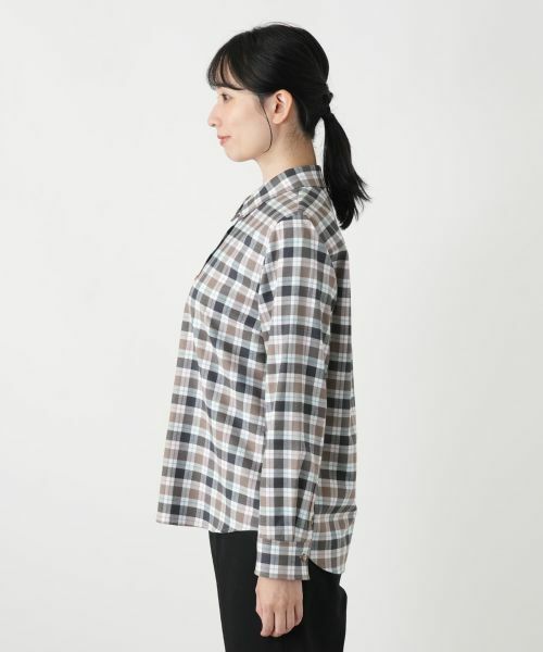 Leilian / レリアン シャツ・ブラウス | チェックシャツ【Leilian WHITE LABEL】 | 詳細5