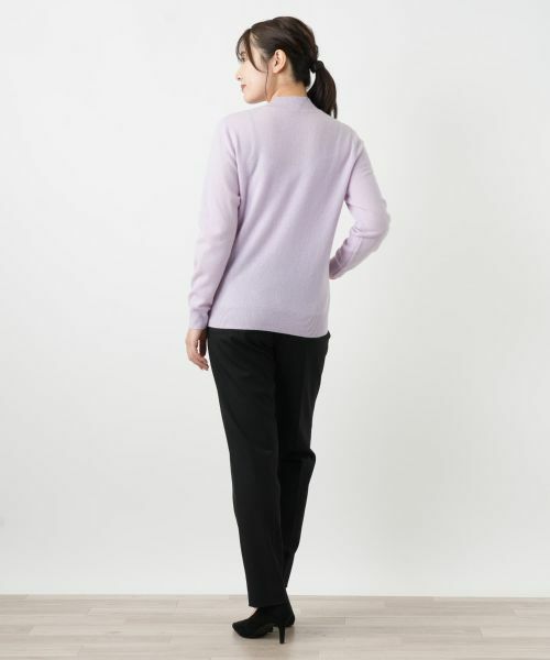 Leilian / レリアン ニット・セーター | カシミヤポップコーン編みハイネックニット | 詳細15