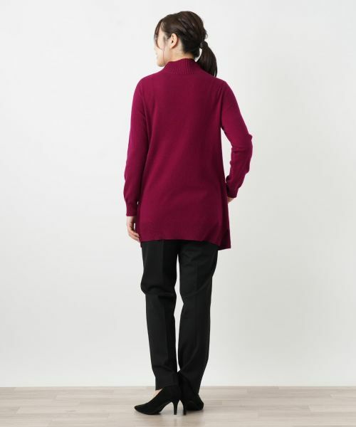 Leilian / レリアン ニット・セーター | カシミヤケーブル編みボトルネックニット | 詳細3