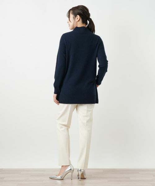 Leilian / レリアン ニット・セーター | カシミヤケーブル編みボトルネックニット | 詳細6