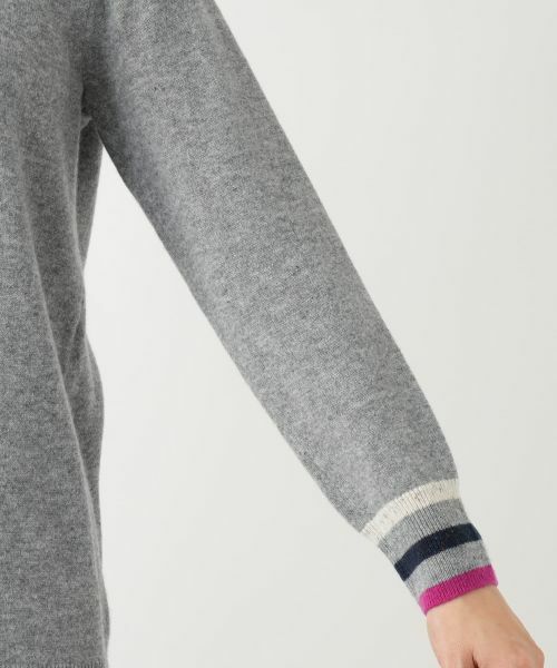 Leilian / レリアン ニット・セーター | カシミヤ刺繍クルーネックニット【Leilian WHITE LABEL】 | 詳細19