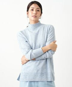 Leilian / レリアン ニット・セーター | カシミヤハイネックネップニット【Leilian WHITE LABEL】