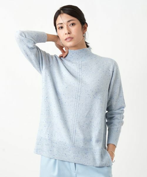 Leilian / レリアン ニット・セーター | カシミヤハイネックネップニット【Leilian WHITE LABEL】 | 詳細10