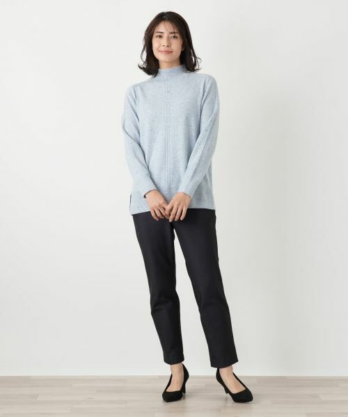 Leilian / レリアン ニット・セーター | カシミヤハイネックネップニット【Leilian WHITE LABEL】 | 詳細13