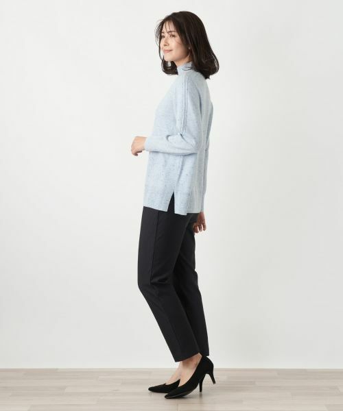 Leilian / レリアン ニット・セーター | カシミヤハイネックネップニット【Leilian WHITE LABEL】 | 詳細14