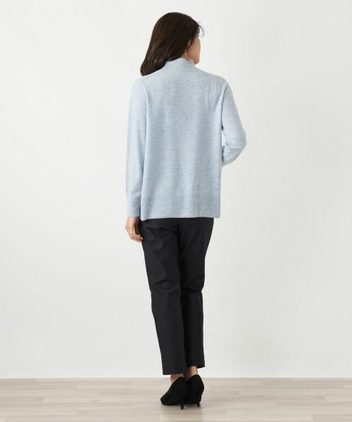 Leilian / レリアン ニット・セーター | カシミヤハイネックネップニット【Leilian WHITE LABEL】 | 詳細15