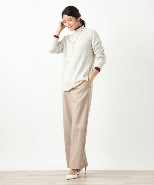 Leilian / レリアン ニット・セーター | カシミヤハイネックネップニット【Leilian WHITE LABEL】 | 詳細18