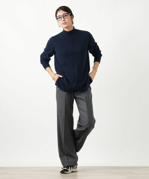 Leilian / レリアン ニット・セーター | カシミヤハイネックネップニット【Leilian WHITE LABEL】 | 詳細2