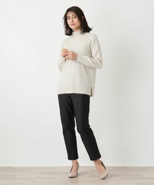 Leilian / レリアン ニット・セーター | カシミヤハイネックネップニット【Leilian WHITE LABEL】 | 詳細20