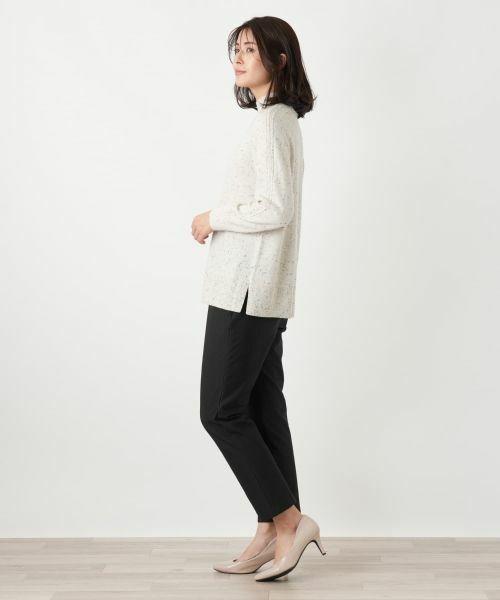 Leilian / レリアン ニット・セーター | カシミヤハイネックネップニット【Leilian WHITE LABEL】 | 詳細21