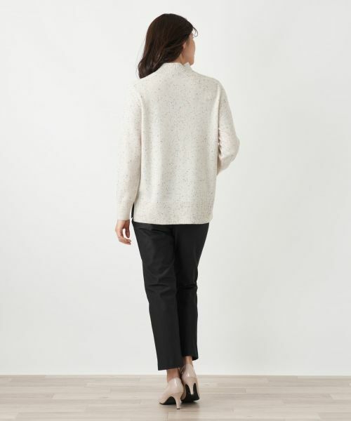 Leilian / レリアン ニット・セーター | カシミヤハイネックネップニット【Leilian WHITE LABEL】 | 詳細22